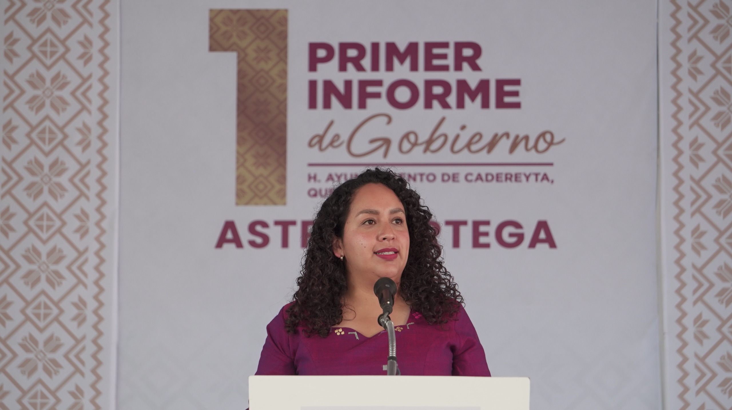 Astrid Ortega entrega su Primer Informe de Gobierno: Cadereyta avanza con transparencia, austeridad y justicia social