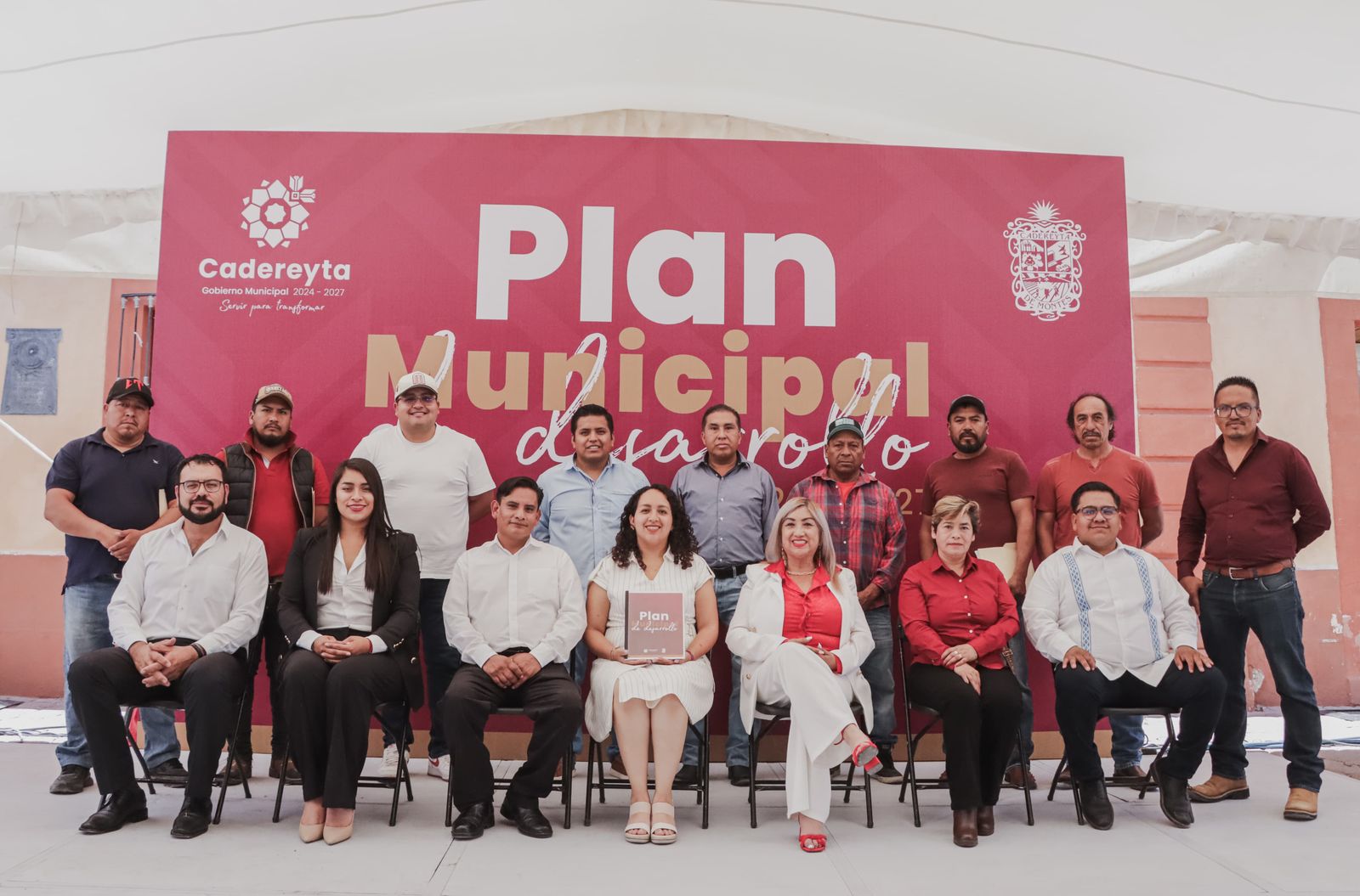 La presidenta municipal Astrid Ortega Vázquez presenta el Plan Municipal de Desarrollo 2024–2027