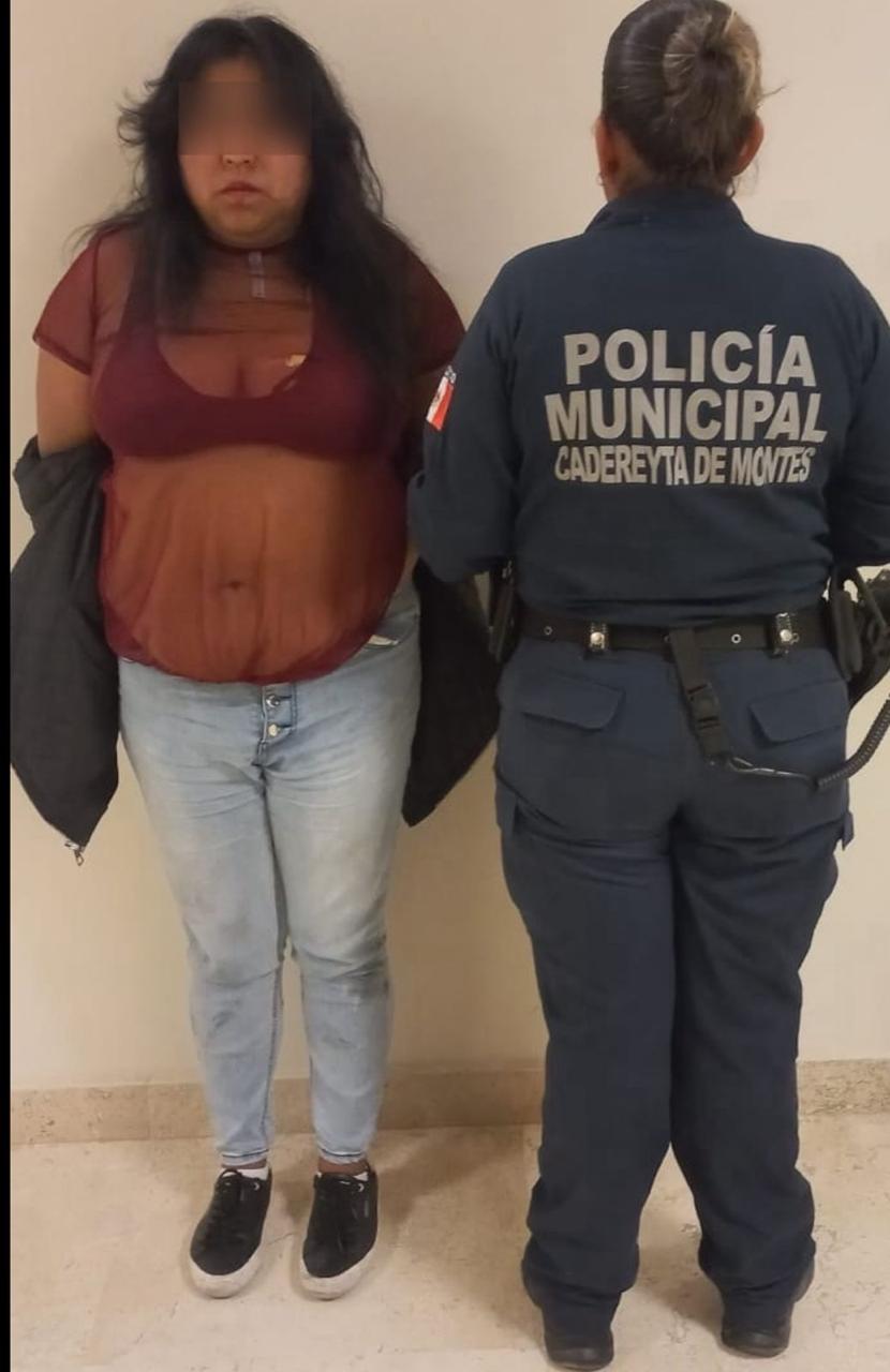 Detienen a presunta responsable de robo durante la feria de Cadereyta
